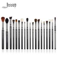 China 19pcs Synthetic Hair Jessup Makeup Brush Set With Wooden Handle factory