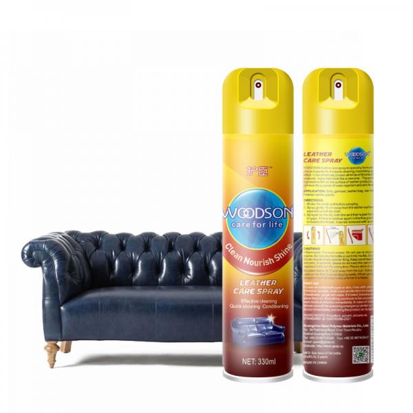 Quality Water Repellent Leather Cleaning Kit Protector Aerosol For Couch Nourishing Shining for sale
