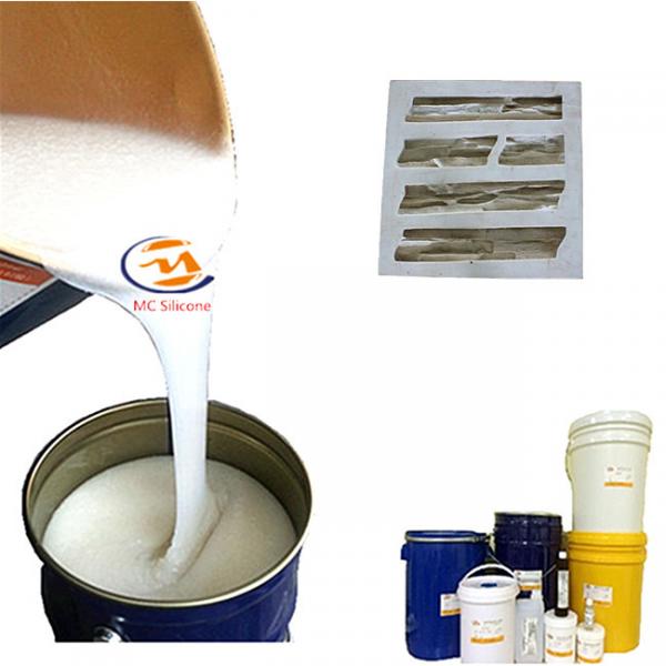 Quality Alkali Resistant Condensation Cure White Liquid Silicone Rubber For Artificial Stone for sale