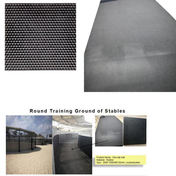 Quality Anti Vibration Rubber Horse Stall Mats Pad Type For Horse Exercise for sale