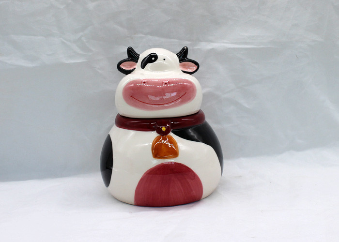 China Nancy Ceramic Kitchen Canister , Animal Cartoon Cookie Jar With Music Birthday Gifts factory