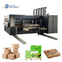 China High Speed Carton Printing Machine For Corrugated Cardboard With Wasting Device factory