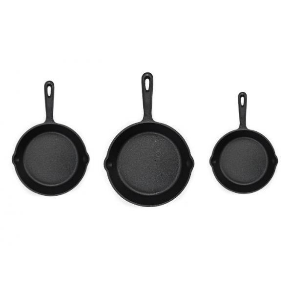 Quality Non-Stick Cast Iron Skillet: Perfect For Healthy Cooking And Easy Clean-Up 16/20/24cm for sale