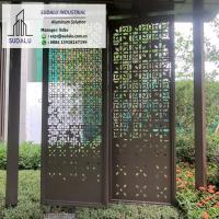 China Custom Design 1-3mm Aluminum Perforated Panel for Patio Garden Decoration Powder Coating factory