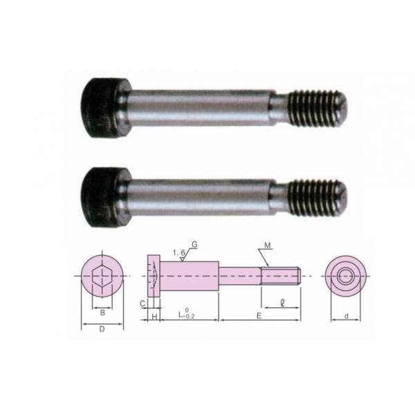 Quality JIS Precision Mold Parts A Type C Type Stainless Steel Shoulder Bolt Chemical for sale