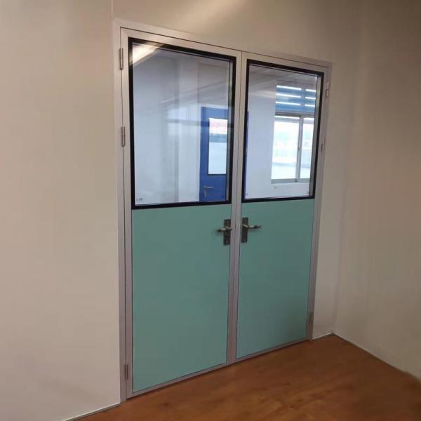 Quality Aluminum Frame Pharmaceutical HPL Cleanroom Door CE Standard for sale