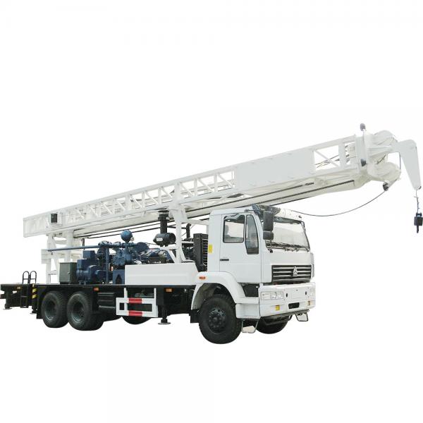 Quality Rotary Truck Mounted Drilling Machine Multifunctional 400m 6X4 for sale