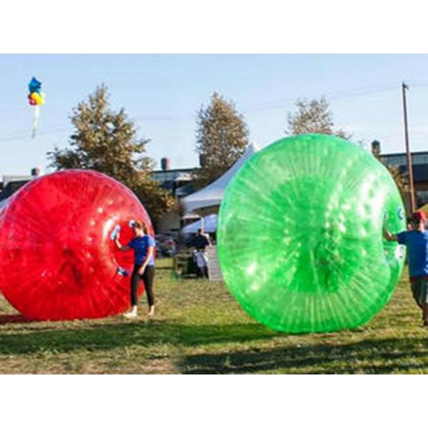 Quality Adults Inflatable Outdoor Games Waterproof Body Zorbing Ball For Grass for sale