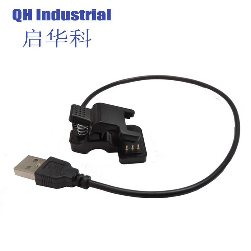 China 3Pin 3.0mm Pitch Smartphone Smartwatch LED LCuD Bluetooth Earphone Pogo Pin Connector factory