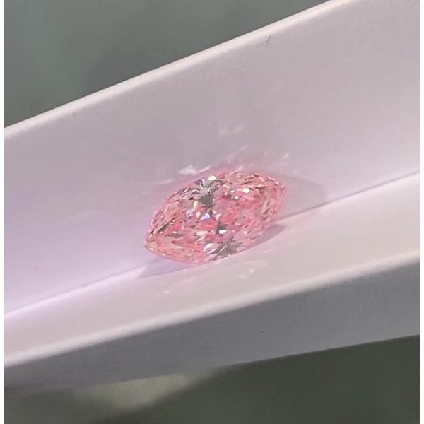 Quality Marquise Cut Laboratory Grown Diamonds Pink 1-1.7ct For Jewelry Decorations for sale