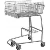 China Low Carbon Steel Wire Basket Disabled Shopping Trolley For Old / Disability Persons factory