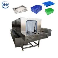 China Fruit turnover basket cleaner automatic plastic basket tray washing machine factory