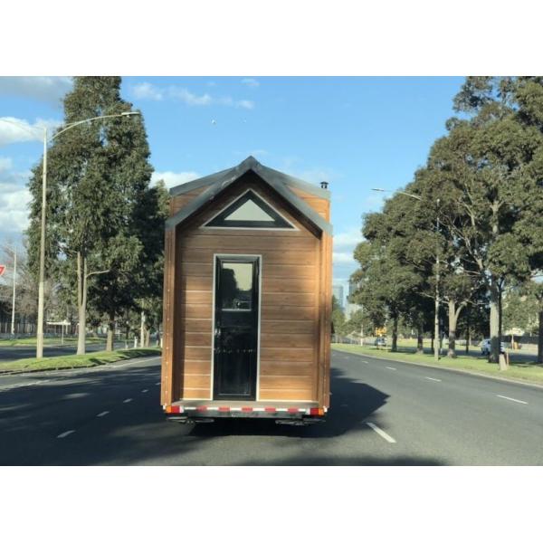 Quality AU/US/NZ Standard Prefabricated Light Steel Tiny House On Wheels With Trailer for sale