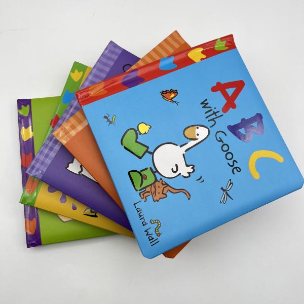 Quality PLC Padded Hardcover Board Book Printing Service Eco Friendly Ink For Children for sale