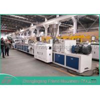 China PE Powder 4m/Min WPC Profile Extrusion Production Line Conical Twin Screw for sale