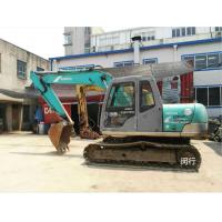 China Second Hand Construction Machinery , Kobelco Sk100 Excavator 600mm Shoe Size factory