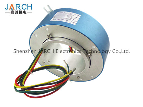 Quality 38.10mm Through Bore Electrical Slip Ring 3.9 " Overall Diameter With Rotary for sale