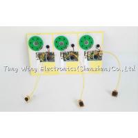 Quality 10 Seconds Recordable sound chip for greeting cards , push button sound module for sale