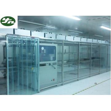 Quality ISO Approved Clean Room Modular Soft Wall Aluminum Frame For OLED Production for sale