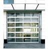 China Remote Control 50mm 2.5m Track Glass Panel Garage Doors factory