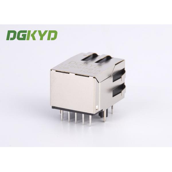 Quality 100 BASE CAT5 POE+ RJ45 Connector With Magnetics Pcb Mount FOR Fiber Optic for sale