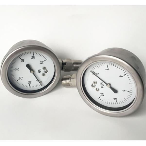 Quality PTFE Protected Stainless Steel Pressure Gauge 316L Chamber Steel Diaphragm for sale