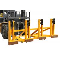 China Black Eager - Gripper Forklift Drum Lifter with Adjusting Height , Bandage Type for sale