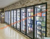 China Supermarket Multideck Heated Glass Door For Cold Room / Refrigerator Parts / Freezer factory