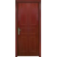 China Hotel Interior Solid 2 Hours Fire Rated Wood Doors 1.2mm Thickness for sale