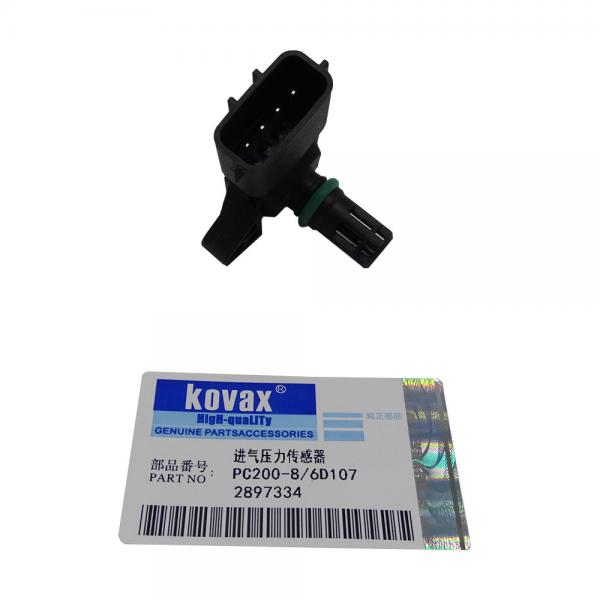 Quality 2897334 Excavator Pressure Sensor Plastic PC200 - 8 Intake Pressure Sensor for sale