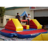 China Exciting Fight Inflatable Sports Games for 2 People Sitting On a Balance Beam factory