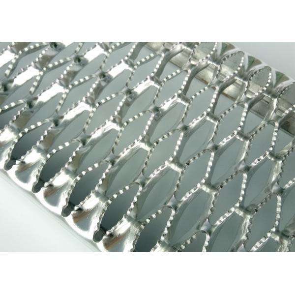 Quality Diamond Hole Aluminum Grip Strut Safety Gratings 2.0mm 2.5mm For Walkway for sale
