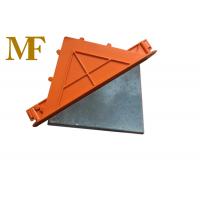 Quality Orange Color Diamond Dowels Plate and Sleeve 1/4" Steel Raw Material for sale