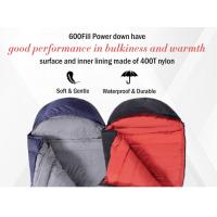 China Regular Duck Down Sleeping Bag For Comfortable Sleeping In The Wild factory