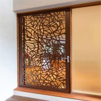 China Laser Cut Aluminum Perforated Carved Screen Panels for interior decorative room divider factory