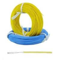 Quality Yellow Color PTFE Insulated Wires 8 12 18 20 26 28 30 Awg PTFE Wire for sale