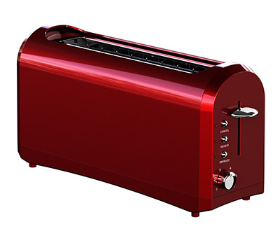 Quality Bread Centering Double Long Slot Toaster Auto-Electric Power Cut Off for sale