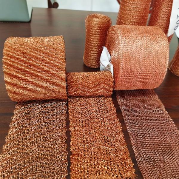 Quality Knitted Pest Control Copper Mesh Customized Size Copper Gauze Mesh for sale