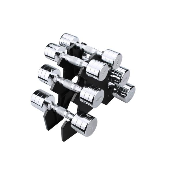 Quality High Chrome Steel Round Head Dumbbell 2KGS 3KGS 4KGS Weight Lifting Dumbbell for sale