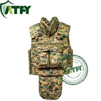China Full Body Military Ballistic Vest Armor Kevlar Body Suit Lightweight factory