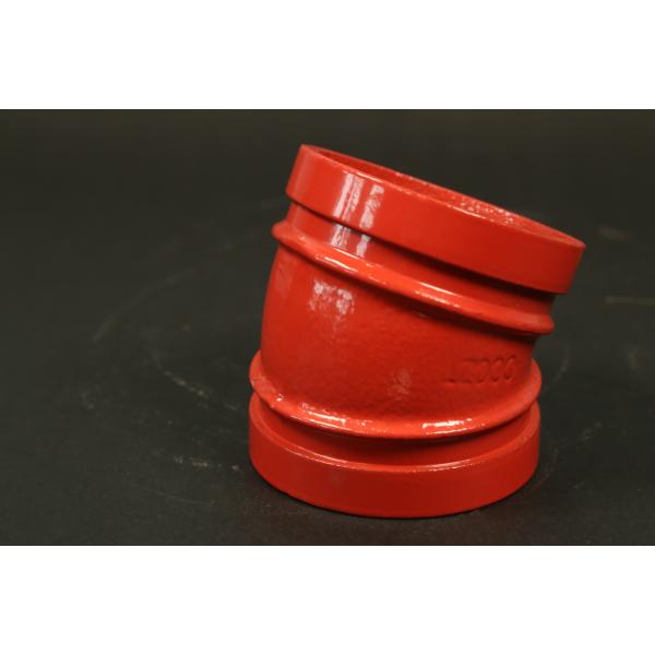 Quality pipeline Grooved Fittings Ductile Iron Pipe Fittings DN60-426 CNAS for sale