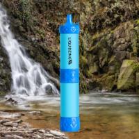 China Survival Straw Emergency Water Filter Personal Purifier Portable Filtration Outdoor Camping Backpack Gear factory