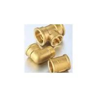 China Brass Pipe Connector Threaded Fitting copper pipe elbow tee fittings factory