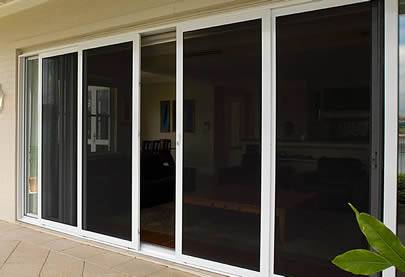 Stainless steel security screen door can resist thieves and intruders.