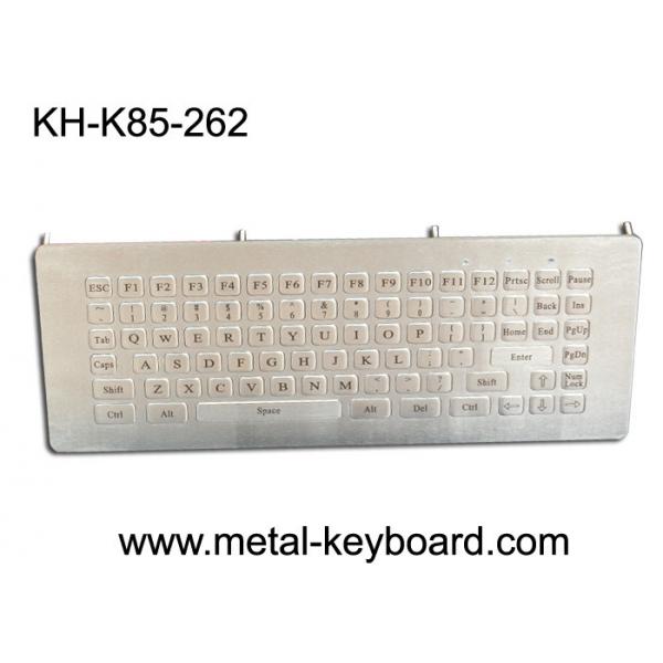 Quality 85 Keys Ruggedized Keyboard , Industrial Computer Metal Kiosk Keyboard for sale