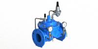 China Blue Diaphragm Water Pressure Flow Reducing Valve With Stainless Steel 304 Pilot factory