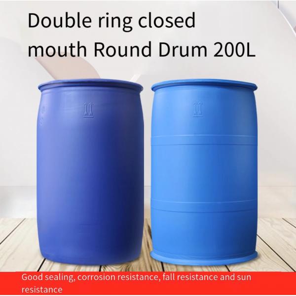 Quality Hygienic 55 Gallon Blue Plastic Barrel Durable HDPE 200 Litre Oil Drum for sale