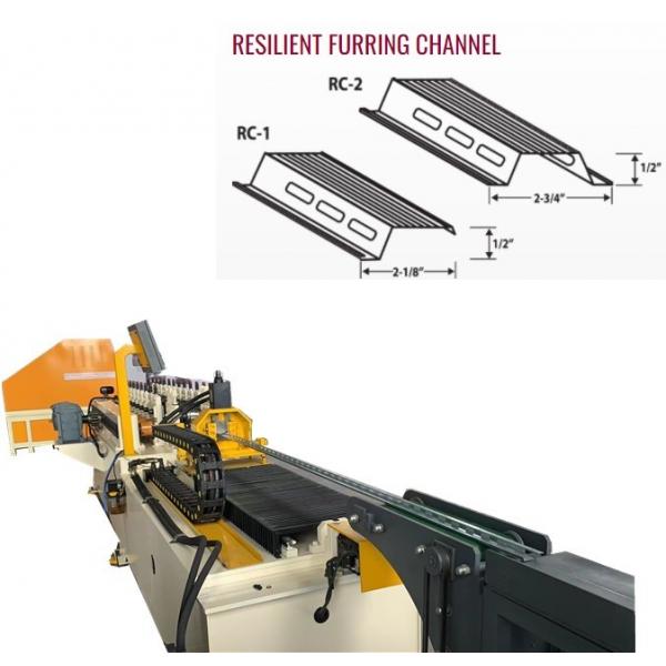 Quality (1/2" HEIGHT)Resilient Channel rolling forming machine for wall or ceiling for sale