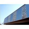China CNC Aluminum Alloy Laser Cut Perforated Metal Cultural Patterns For Wall Cladding factory