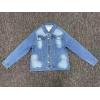 Quality Boy Casual Denim Jeans Jacket Two Chest Pockets Slim Fit Jeans Jacket 55 for sale